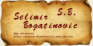 Selimir Bogatinović vizit kartica